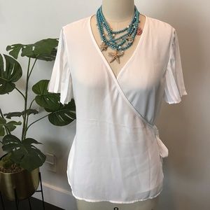 Express wrap classic women top